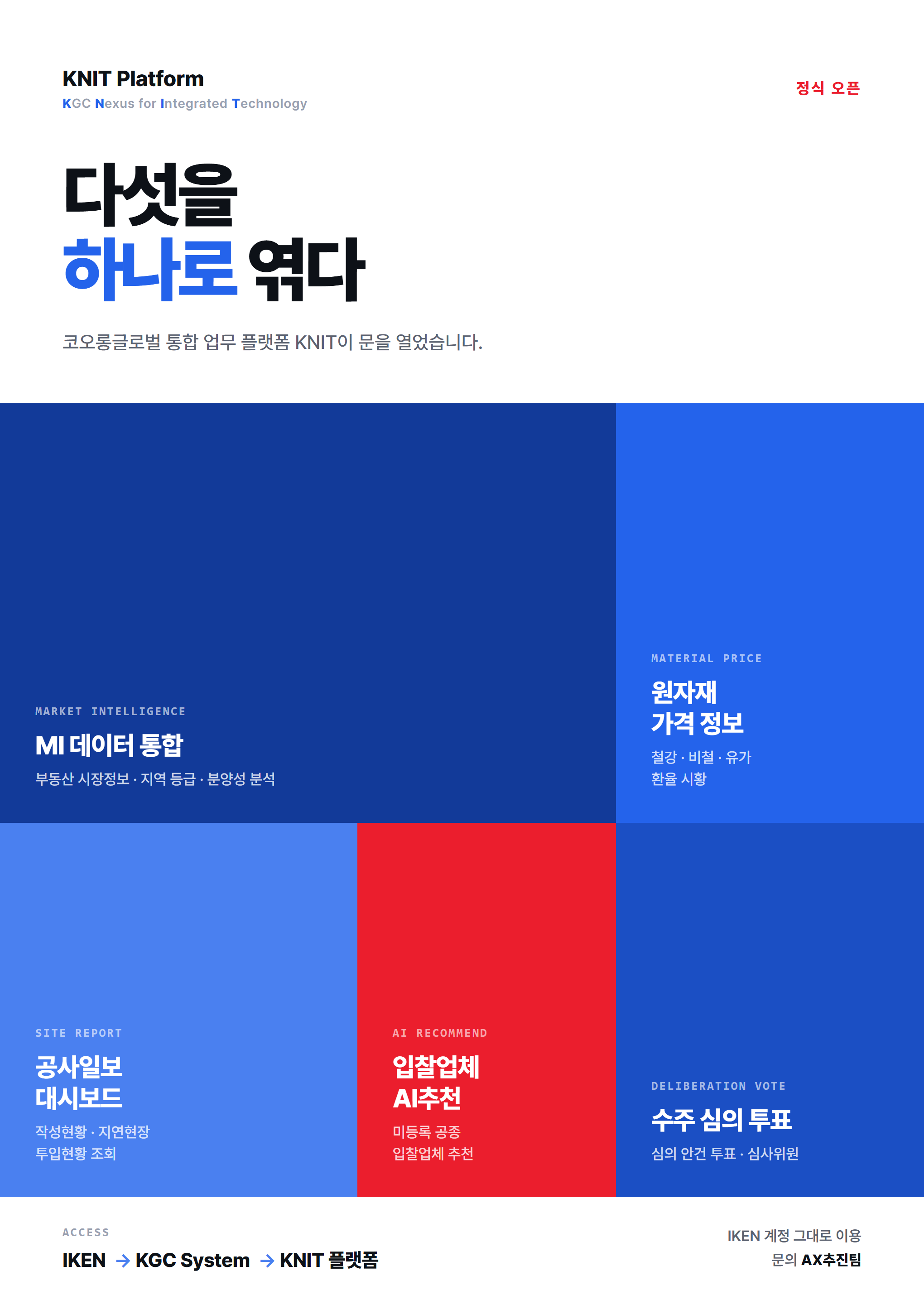 사내 통합 플랫폼 